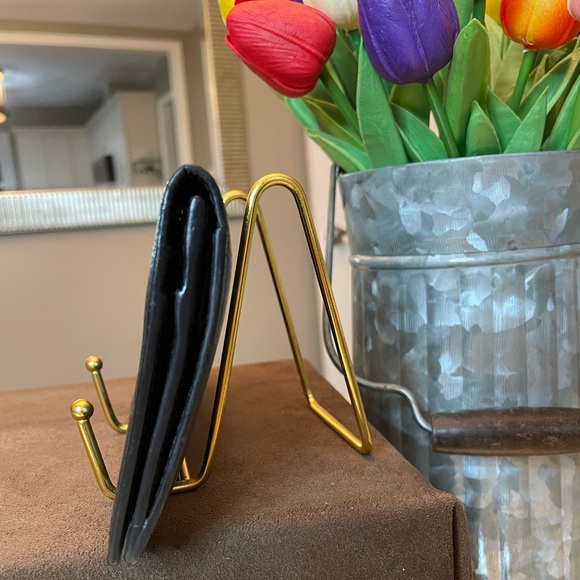 Burberry black leather long wallet - Picture 2 of 16